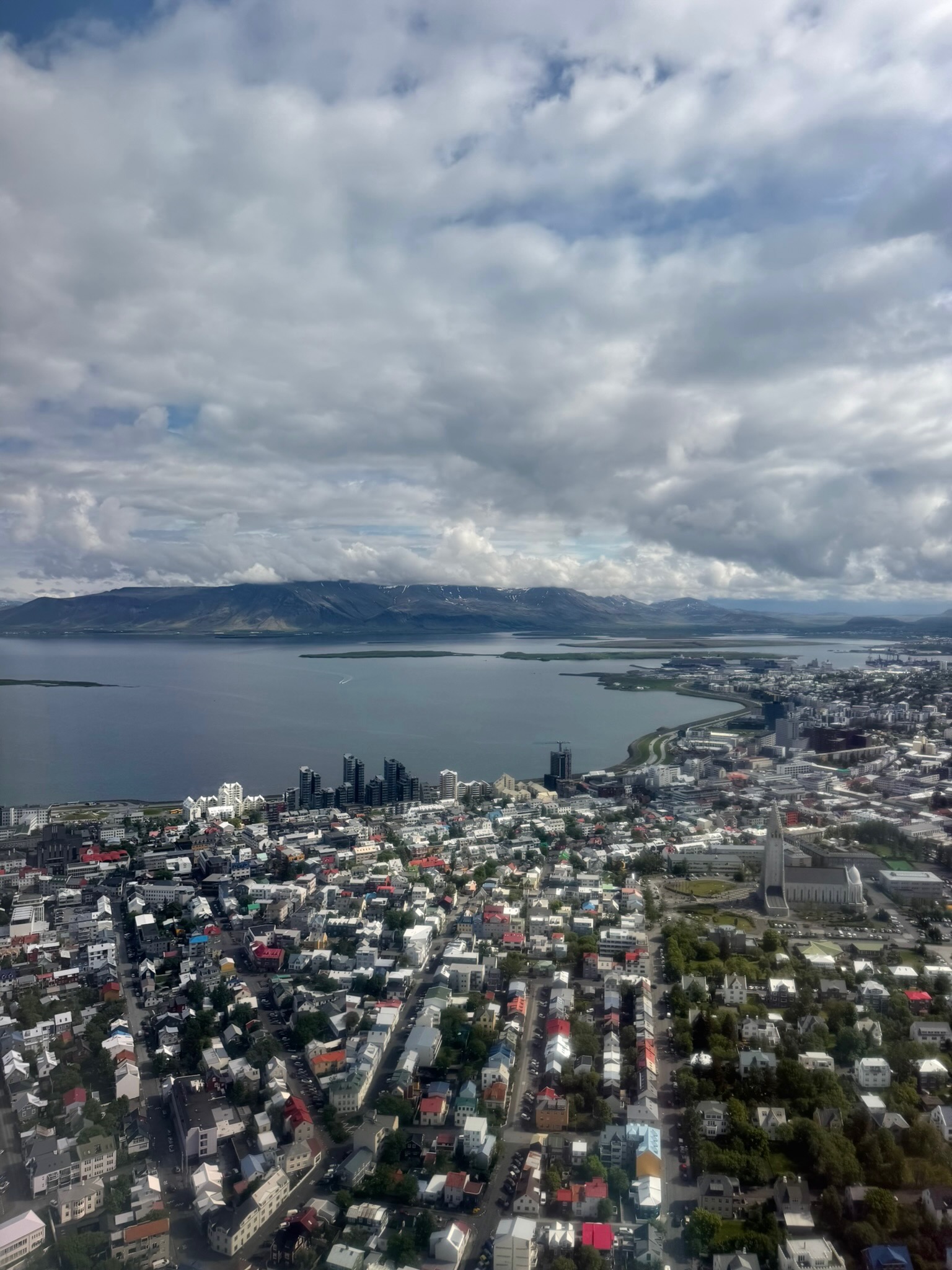 It was always sad taking a plane away from Reykjavík, but the views leaving the city were the coolest