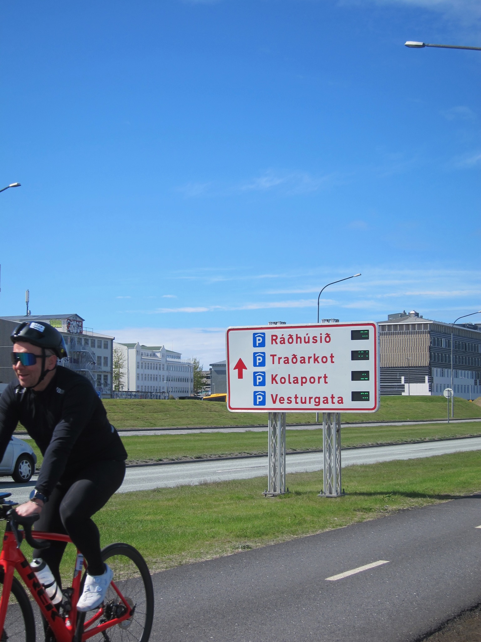 Walking the bike path along the water in Reykjavik was a favorite pastime