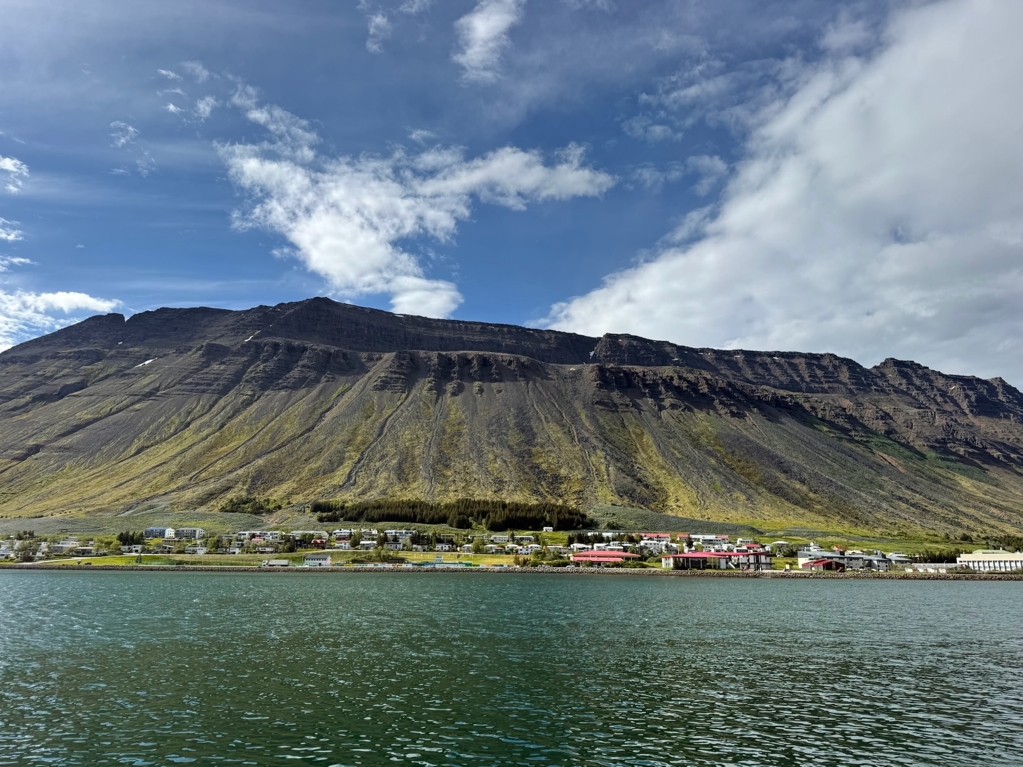 Ísafjörður, a town in the Westfjords region of Iceland